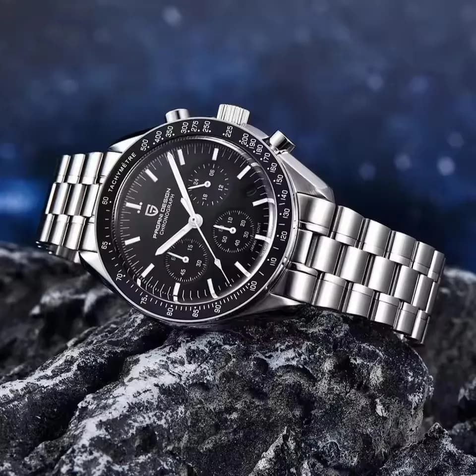 Montre pour homme PAGANI DESIGN 500, chronographe sportif à cadran circulaire, mouvement japonais, s