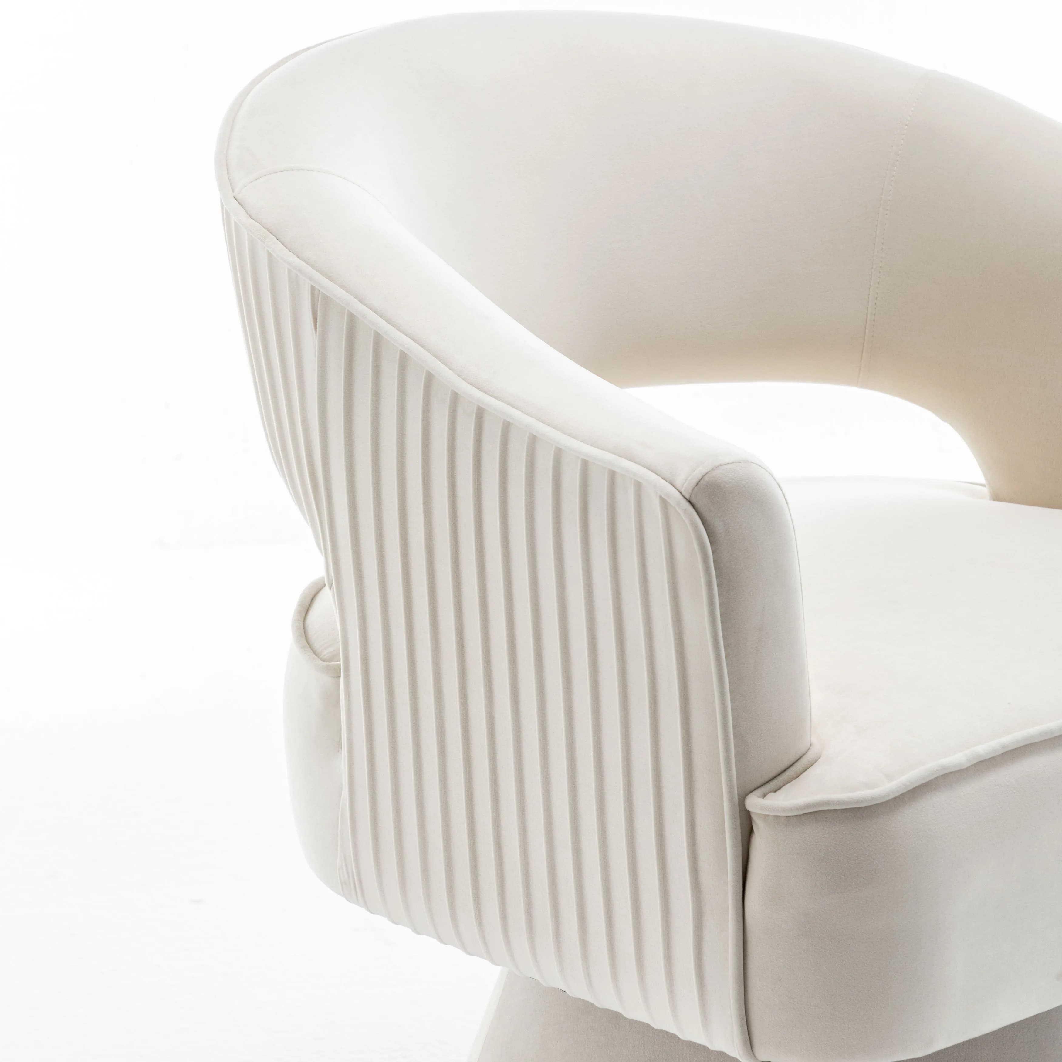 SEYNER-Fauteuil à Bras en Velours, Chaise de Chambre à Coucher, Meubles de Salon, Canapé Simple Nord