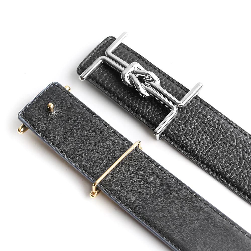 Ceinture à boucle ardillon pour hommes et femmes, marque de luxe de styliste, haute qualité, en cuir