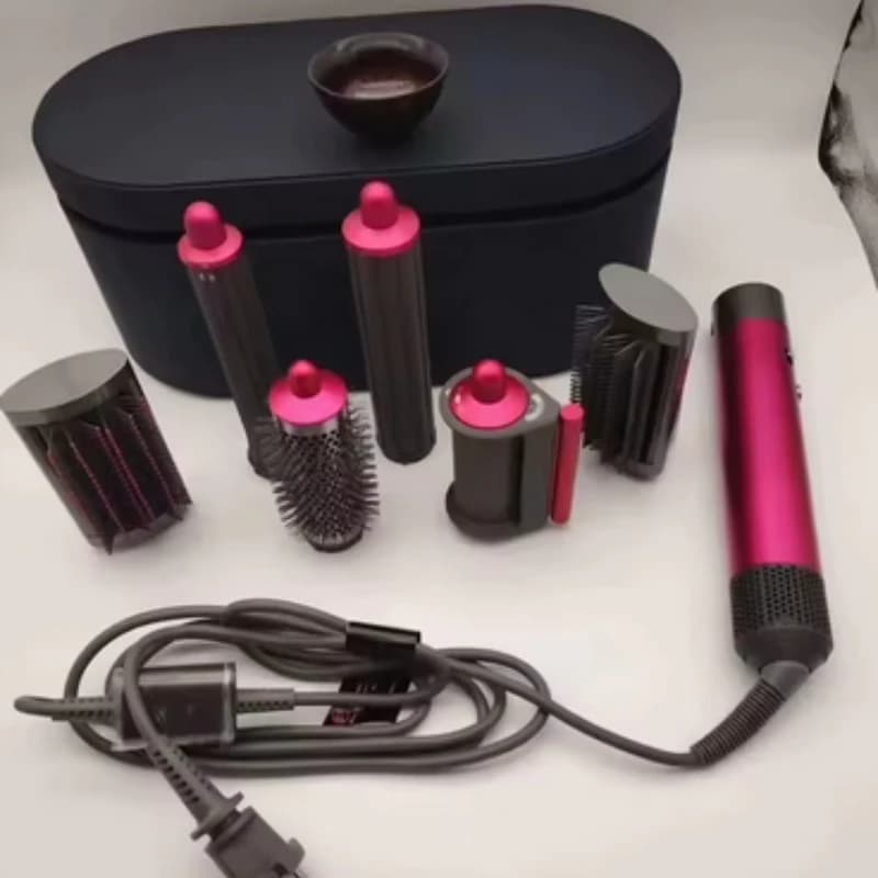 Kit de coiffure professionnel pour cheveux longs HSO5 complet avec boucleur et multi-styler pour un 