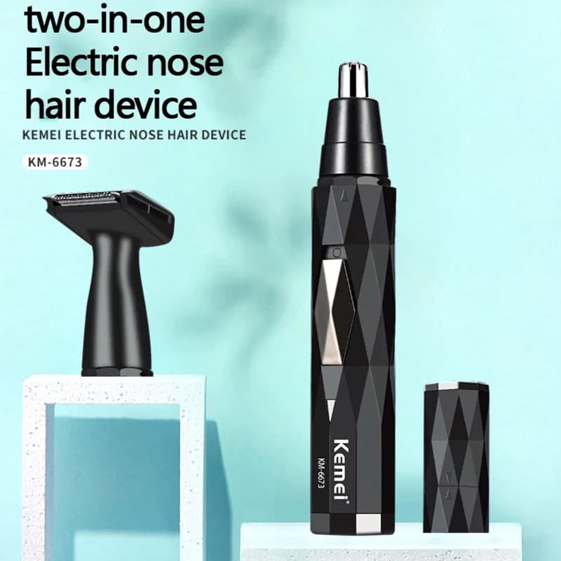 Kemei 2in1 tondeuse à cheveux rechargeable tondeuse à barbe tondeuse à sourcils pour hommes pour net