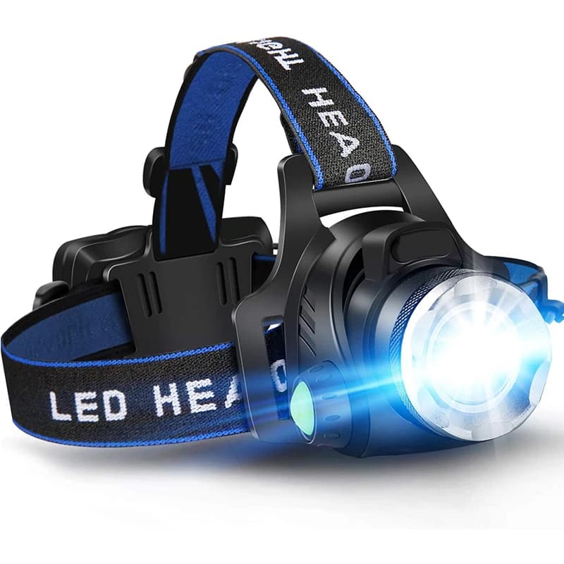Lampe frontale LED puissante à Induction, Rechargeable par USB/DC, en alliage d'aluminium, étanche, 