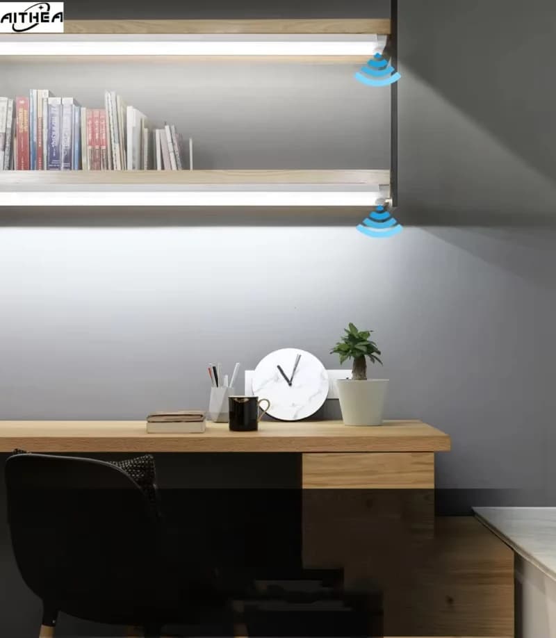 Lampe LED à détecteur de mouvement AITHEA PIR, rechargeable par USB, lumière de nuit à induction, la
