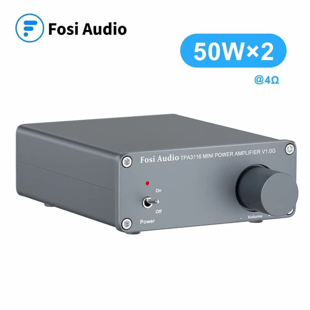 Fosi Audio 2 canaux TPA3116D2 amplificateur Audio stéréo classe D 50W X 2 - V1.0 amplificateur de pu