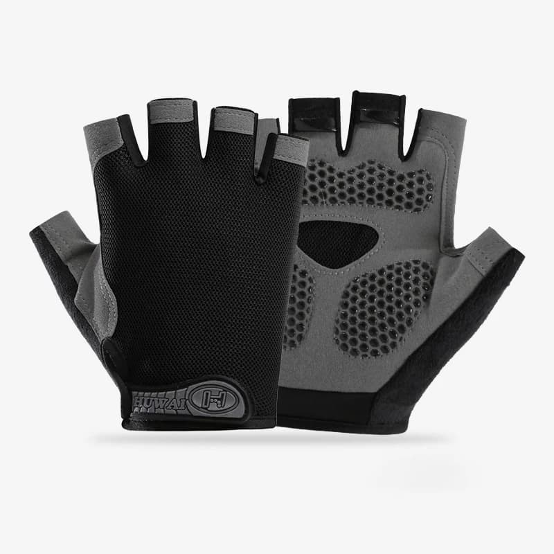 Gants de sport coordonnants et respirants pour homme et femme, accessoire d'entraînement sans doigts