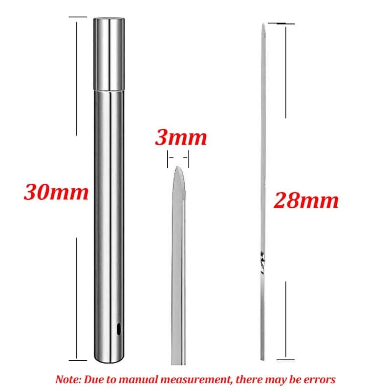 Brochette de Barbecue en acier inoxydable, 10/20 pièces, bâton d'aiguille plat réutilisable, outils 