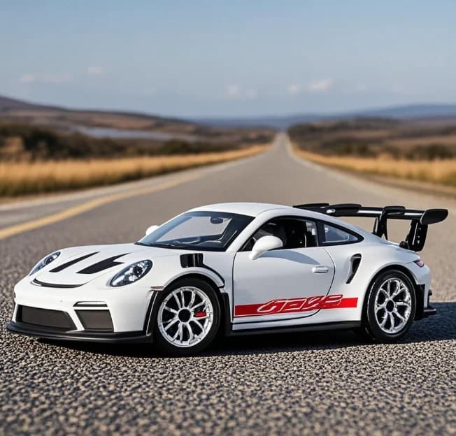 1:36 Porsche 911 GT3 RS Mini modèle de voiture en alliage course moulé sous pression jouet en métal 