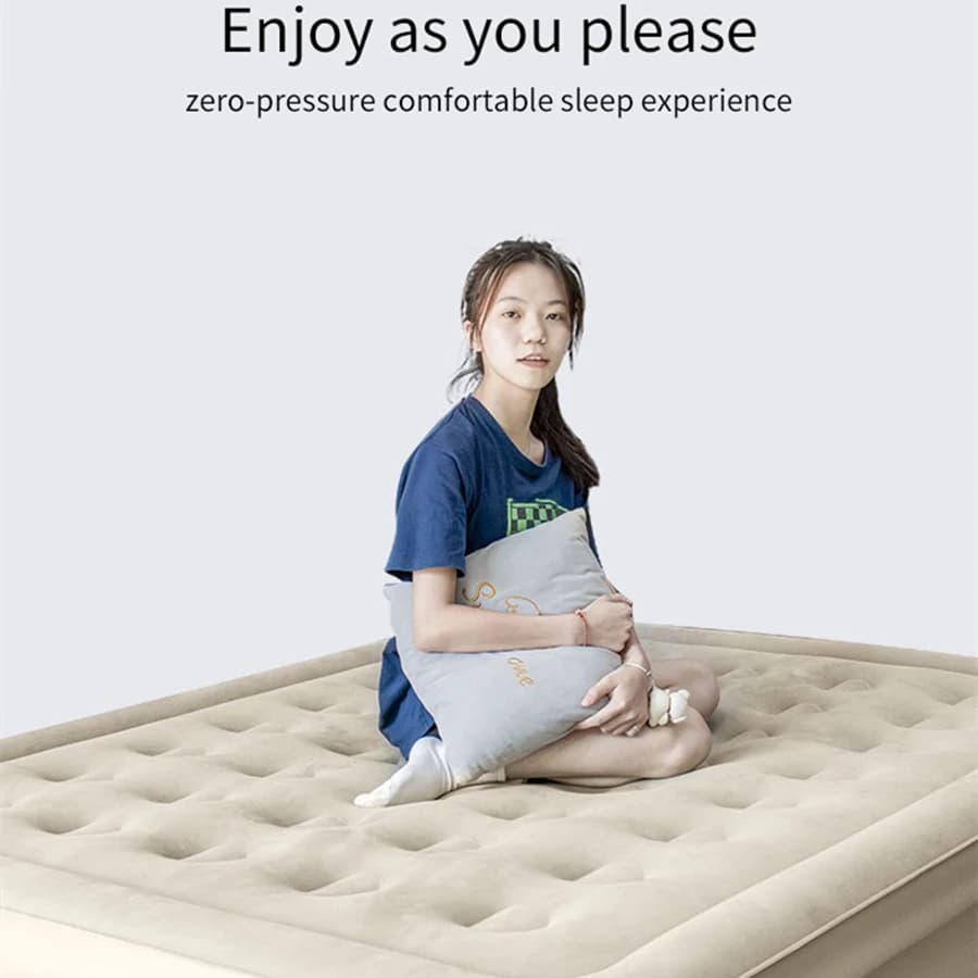 Matelas pneumatique intérieur tapis de Glamping matelas de couchage gonflable en PVC tapis de lit de