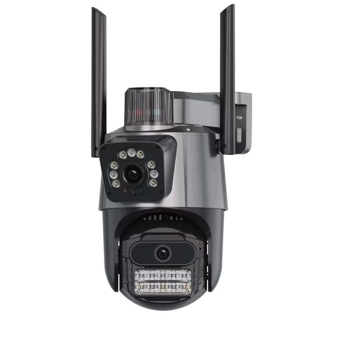 Caméra IP WiFi Uzoom 3 écrans 3 objectifs 6K 12MP, double objectif 8MP avec suivi automatique, étanc