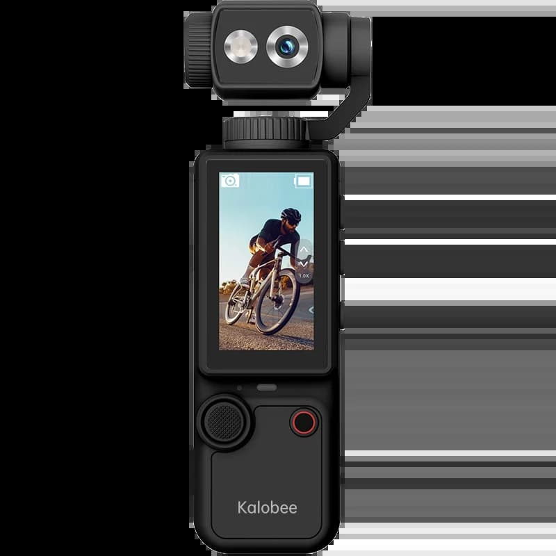 Caméra Vlog Kalobee Pocket 3 Pro 4K avec objectif rotatif, caméra d'action POV pour l'enregistrement