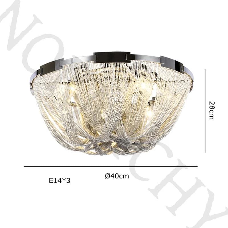 Grand lustre moderne italien de luxe léger en aluminium à pampilles pour hall d'entrée de duplex, hô