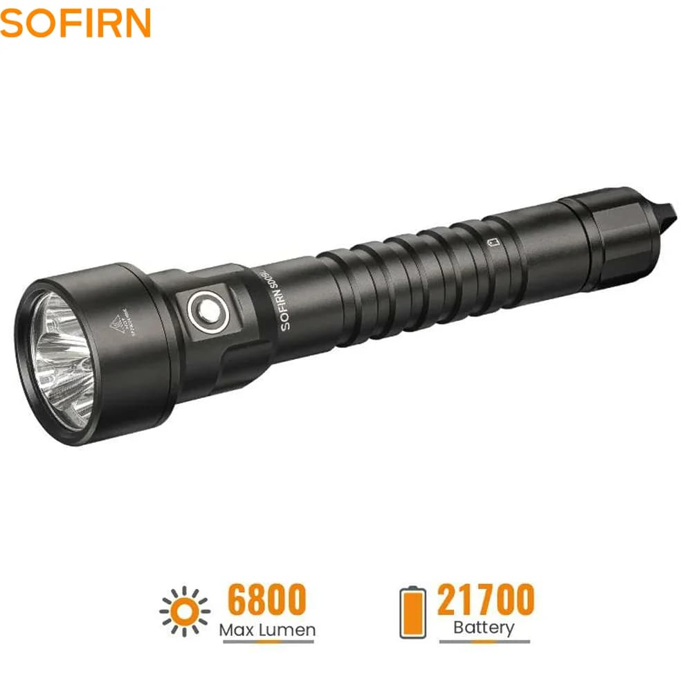 Nouvelle lampe de plongée SOFIRN SD09L SST40 LED, lampe torche 6800lm 21700 rechargeable par USB, ét