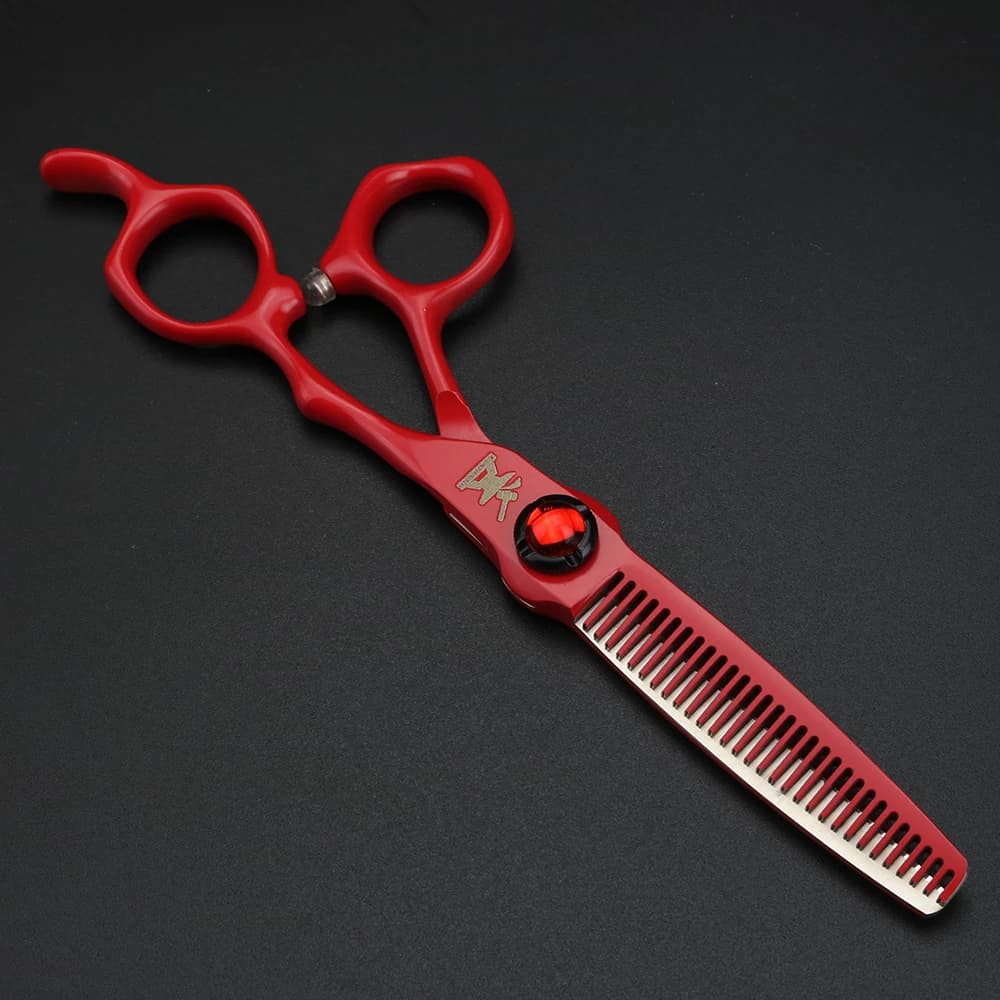 XUANFENG – ciseaux à cheveux rubis de 6 pouces, ciseaux de coupe et ciseaux amincissants entièrement