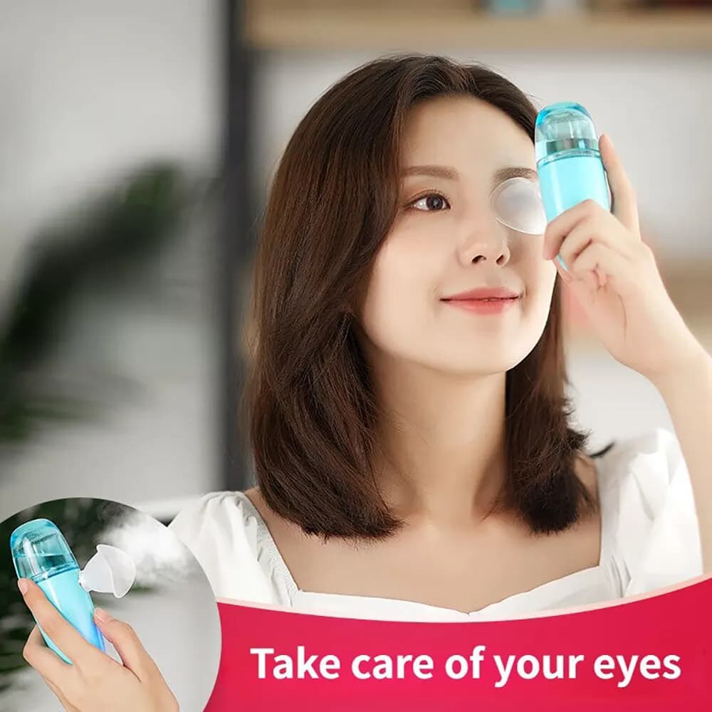 Lunettes de pulvérisation de caractéristique d'humidificateur pour les yeux, crème pour les yeux sèc
