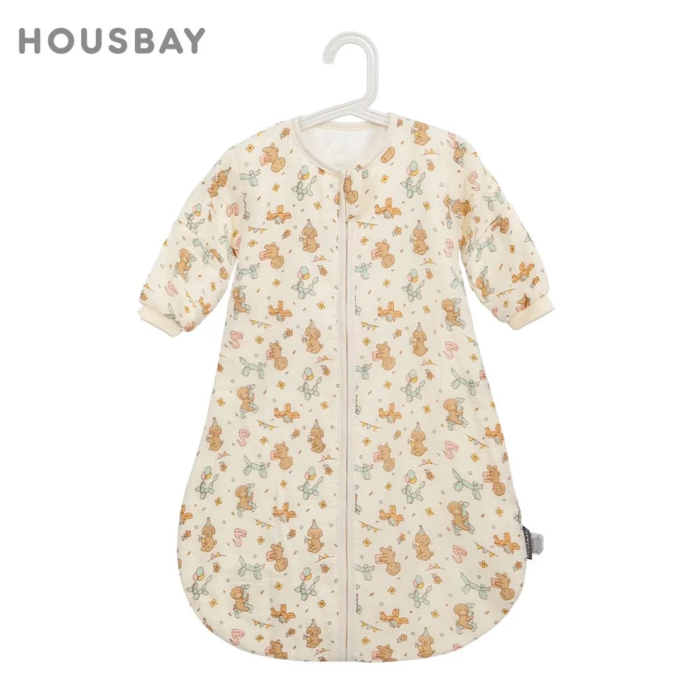 Sac de couchage pour bébé, manches amovibles, gaze fine et respirante en coton, conception à fermetu