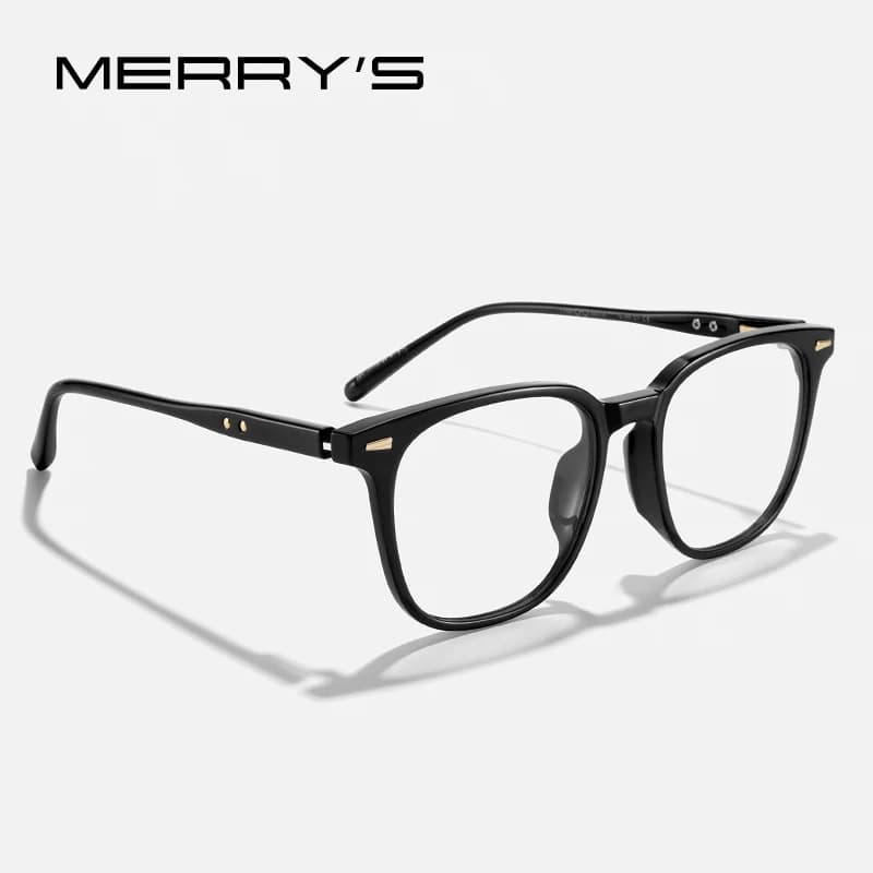 MERRYS DESIGN hommes femmes mode lunettes cadre carré lunettes optique cadre Prescription lunettes m