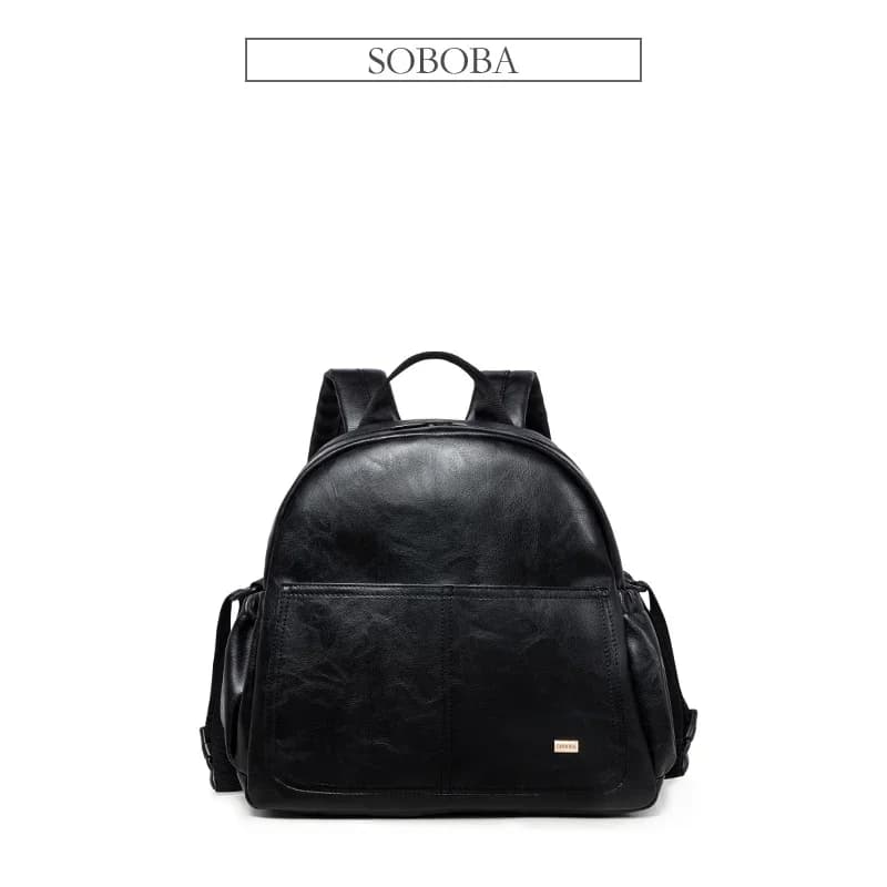 Soboba-Sac à couches solide de grande capacité avec sangles de sac à dos pour mères à la mode, sac à