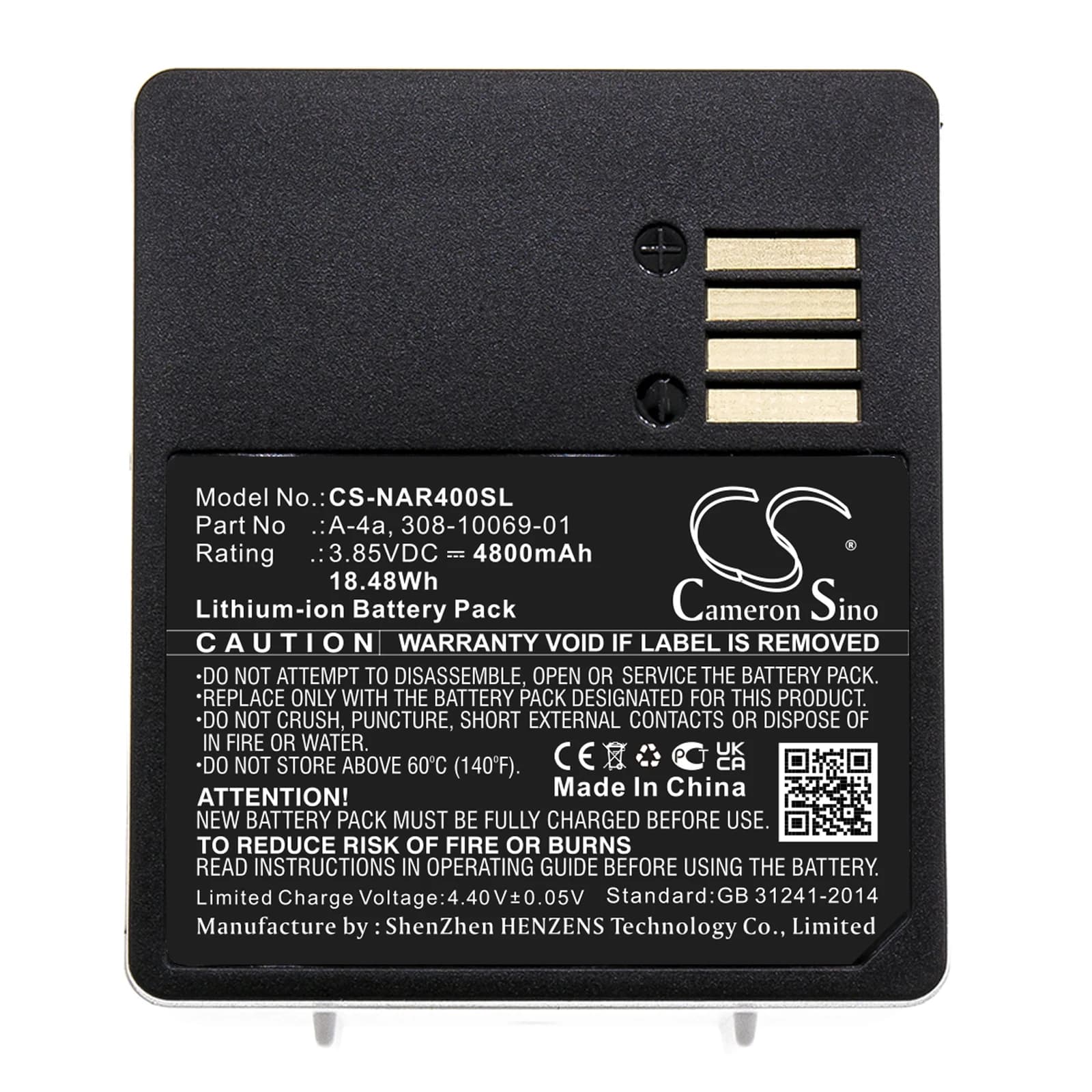 Batterie de caméra de sécurité à domicile pour Arlo 308-10069-01 A-4a Netgear Ultra 4K UHD VMS5140 V