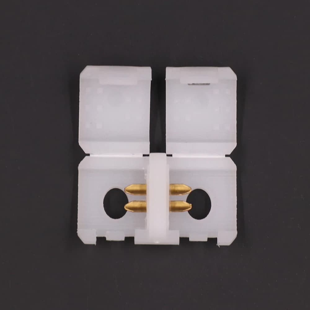 Connecteur à 2 broches en forme de I, bande LED COB FOB, connecteur central pour 220V 110V 288 diode