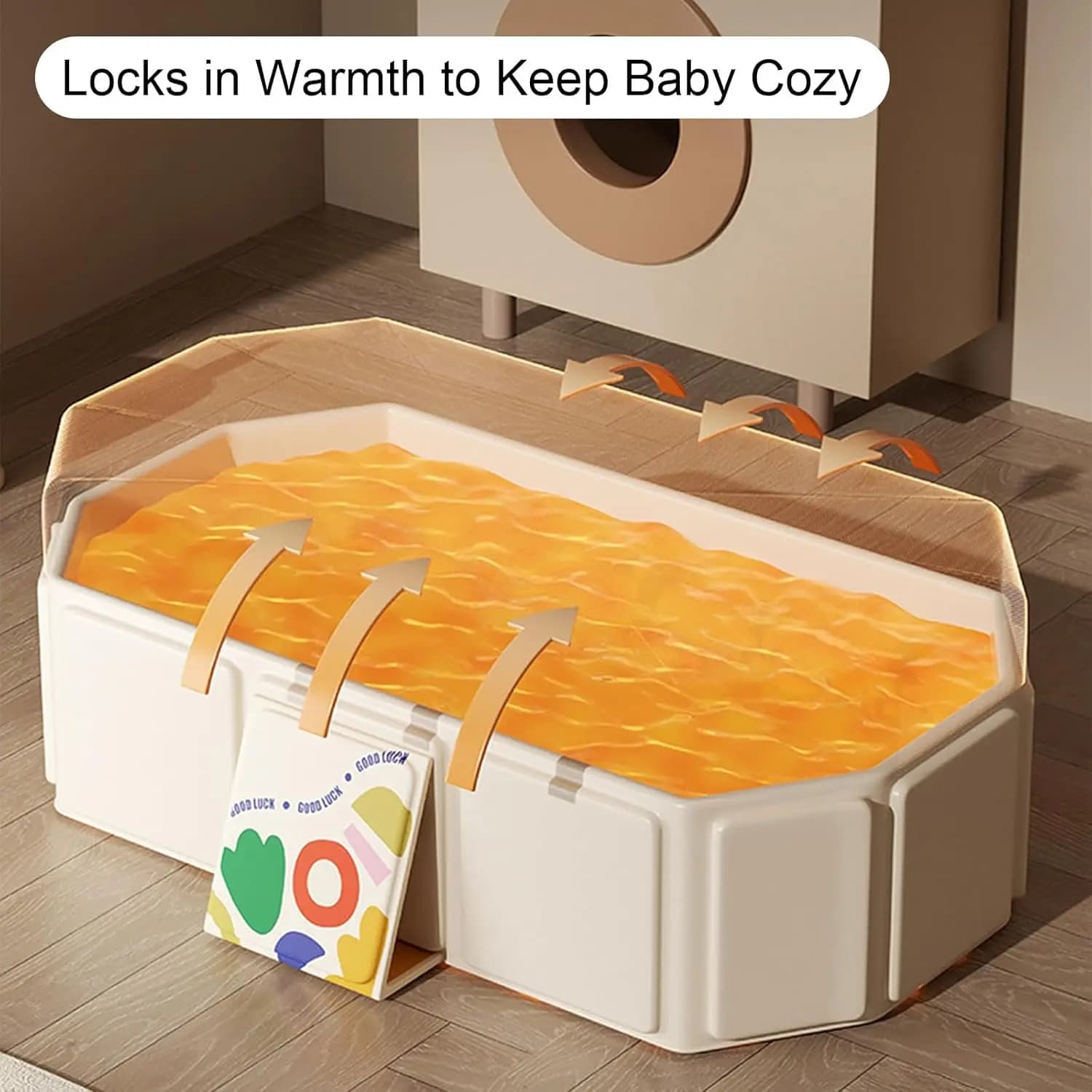 Lavabo de bain pliable pour bébé, 1 pièce, facile à ranger, baignoire Simple, pratique à transporter