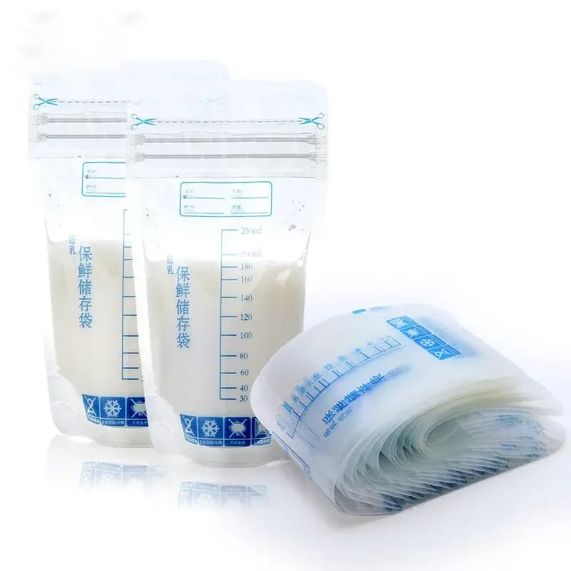 Sac de conservation du lait maternel avec 250ml, conteneurs de stockage des aliments pour bébés auto