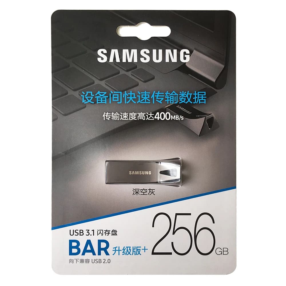 Samsung-Clé USB 3.1 Bar Plus, 64 Go, 128 Go, 256 Go, 512 Go, Mini clé USB en métal, périphérique de 