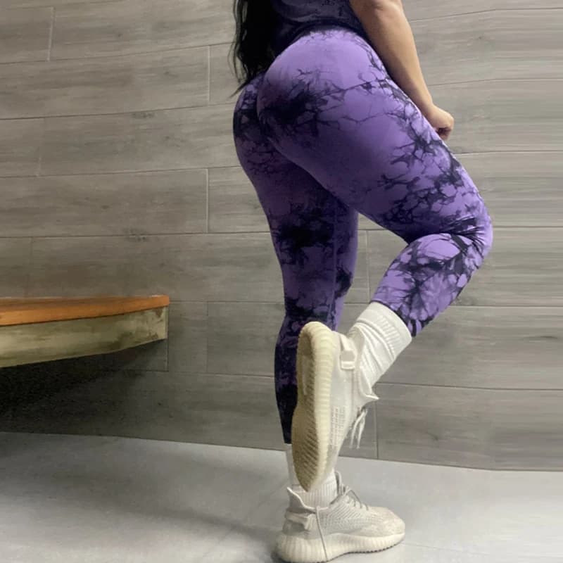 23 couleurs Tie Dye Leggings sans couture Push Up femmes Mallas sport Fitness Contour Yoga pantalons