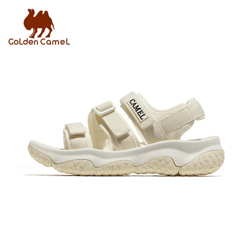 GOLDEN CAMEL-Sandales d'été pour femmes, chaussures de plage, séchage rapide, semelle souple, coordo