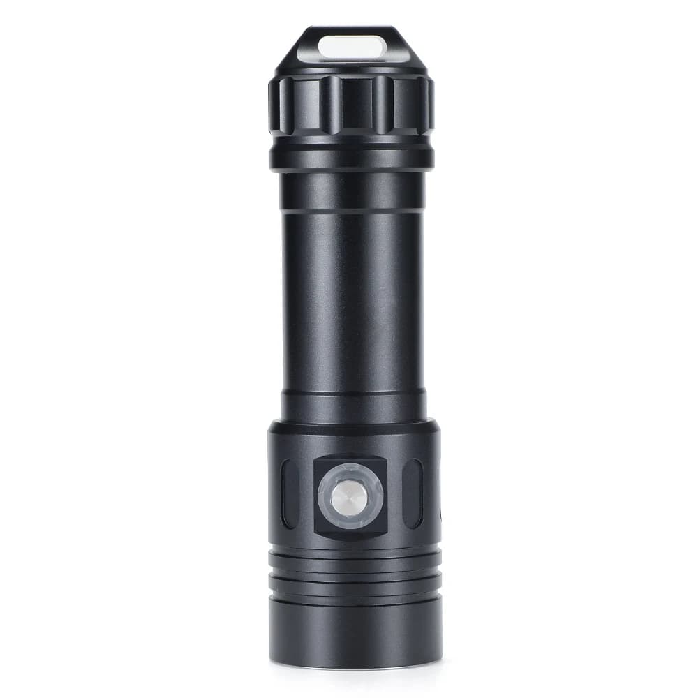 Ekaiou LED lampe de plongée 2000 Lumens L2 lampe de poche de plongée IP68 torche étanche par 26650 b