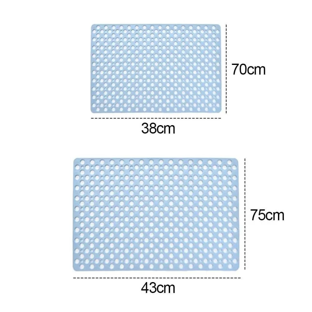 Polymères de bain coordonnants avec trous de drainage, facile à nettoyer, standardisation d'aspirati