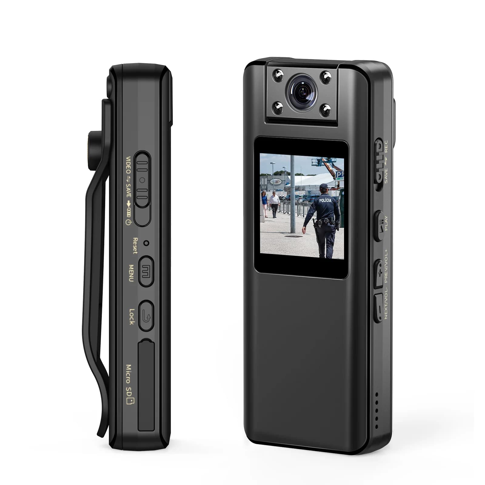 BOBLOV A22 Mini caméra corporelle numérique 1080P sport DV HD écran magnétique Vision nocturne petit