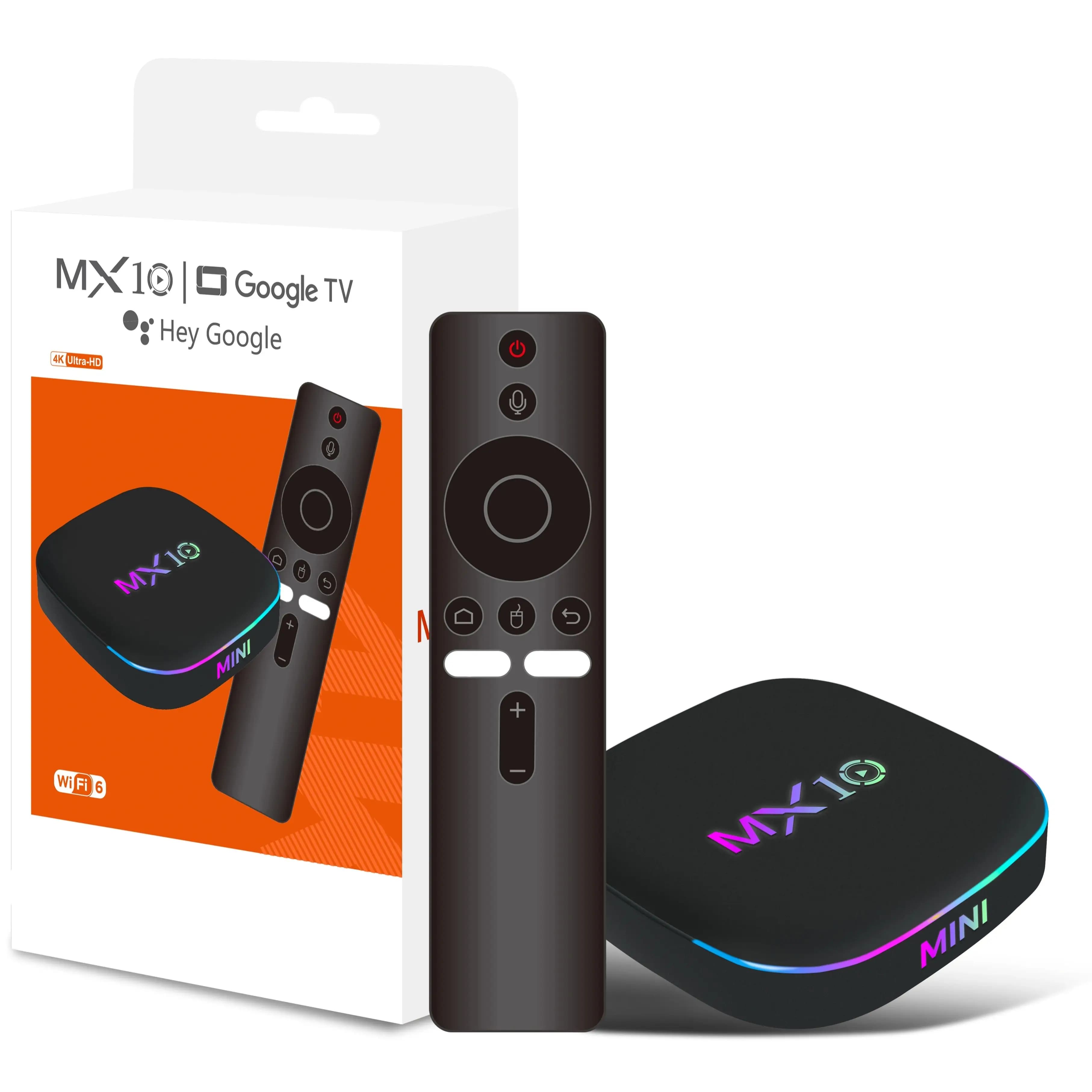 Boîtier TV intelligent Android 16 pour home cinéma, Allwinner H313, Google Assistant, Netflix, lecte