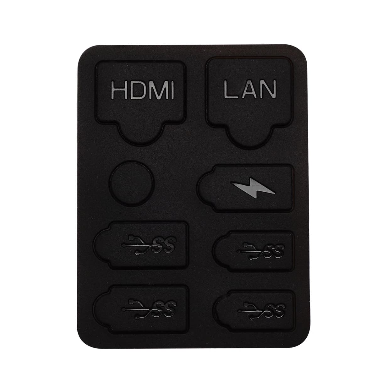 Juste de protection anti-poussière pour Playstation 5, étui en silicone, ports USB, kit anti-poussiè