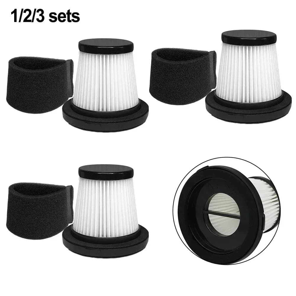 1/2/4 ensembles pour filtre Morse lavable et réutilisable pour accessoires d'aspirateur ménager Mors