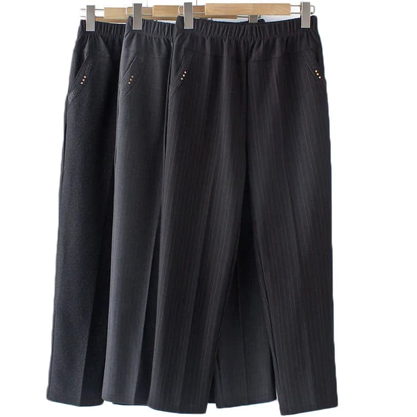 Pantalon femme printemps automne taille élastique pantalons décontractés velours chaud hiver pantalo