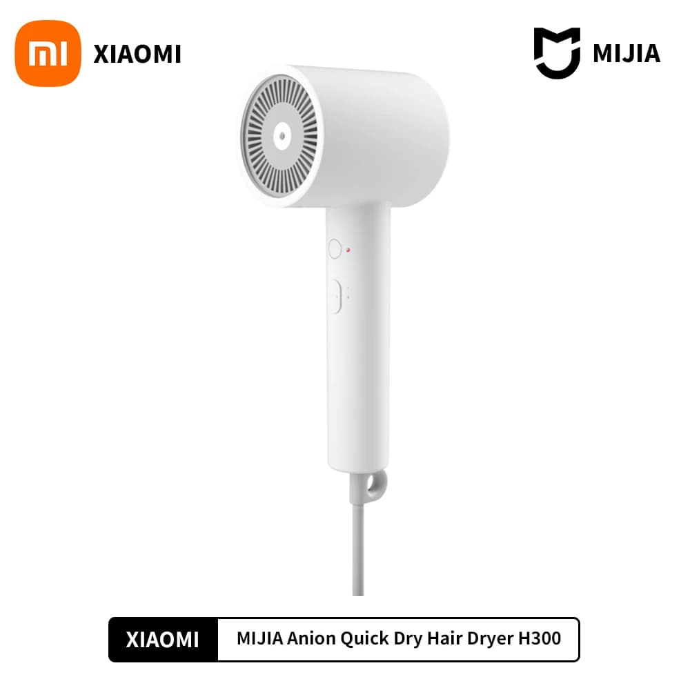 XIAOMI MIJIA-Sèche-cheveux électrique Mi Ionic H300, séchage rapide, ions négatifs, soins capillaire