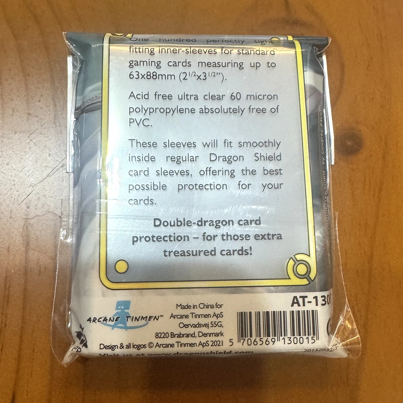 Dragon Shield – pochettes intérieures transparentes, taille Standard 100ct, protecteurs de cartes, p
