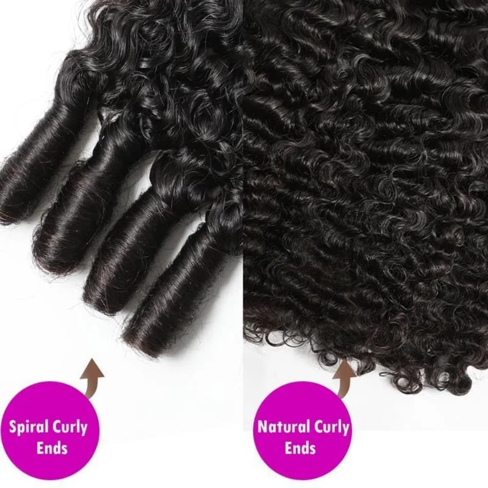 Extensions de cheveux humains bouclés birmans 12A, ondulés effet eau, 3 ou 4 paquets, cheveux bruts,