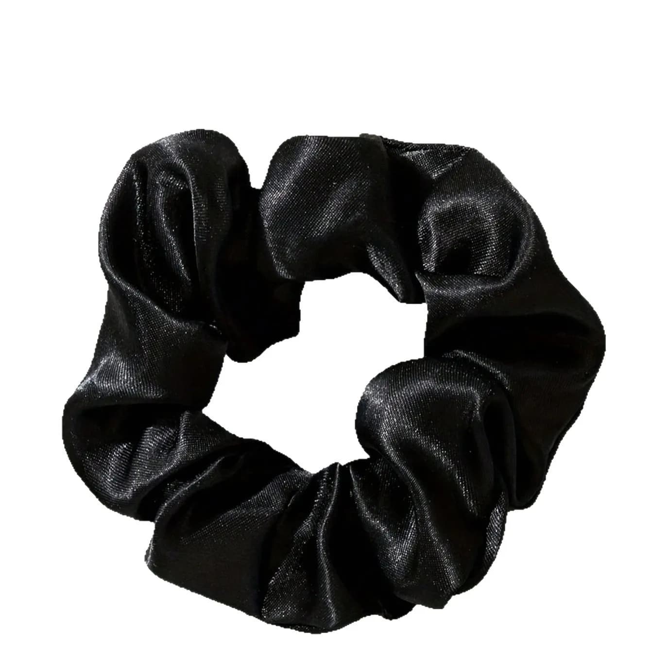Grands chouchous rétro en soie véritable, 5 pièces, bandes de cheveux Premium pour femmes, adaptées 
