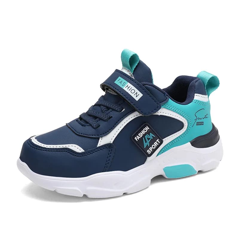 Chaussures d'automne et d'hiver pour enfants, chaussures de sport pour garçons, surface en cuir, res