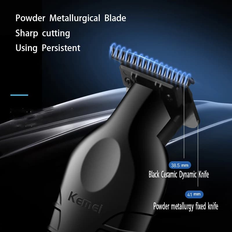 Kemei 2299 tondeuse à cheveux/barbe professionnelle pour hommes avec tondeuse à cheveux zéro écart e