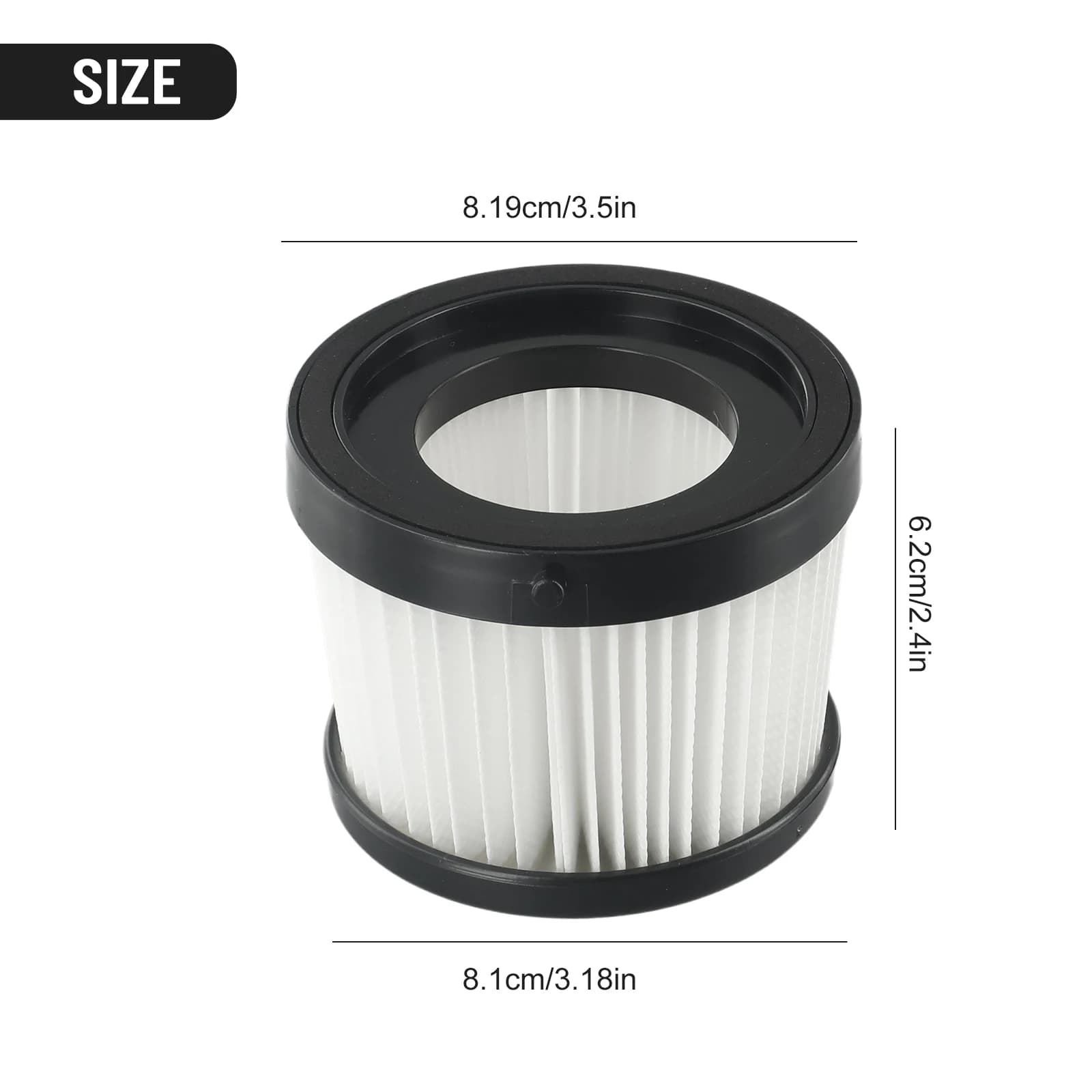 Élément d'écran filtrant DCV5011H, 2/4 pièces, Applicable au modèle DCV501 20V, charge aspirateur, f