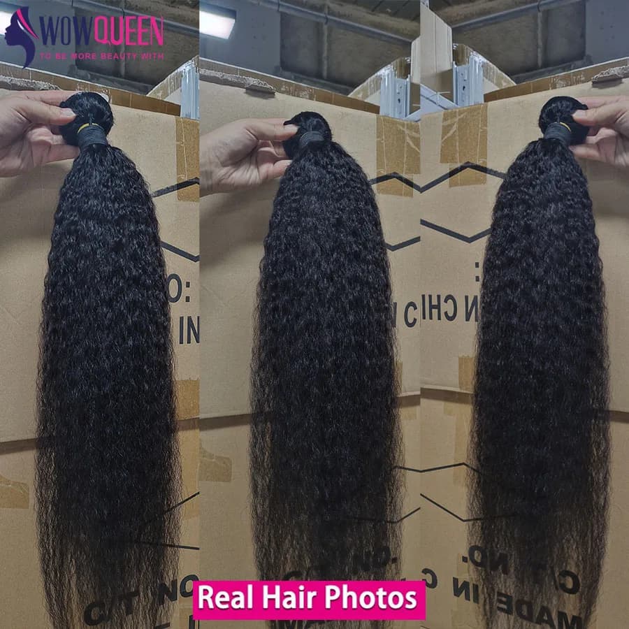 Meche Tissage Humain Hair Kinky Natural Humain Hair Bundles 100% cheveux humain Raw humain hair yaki