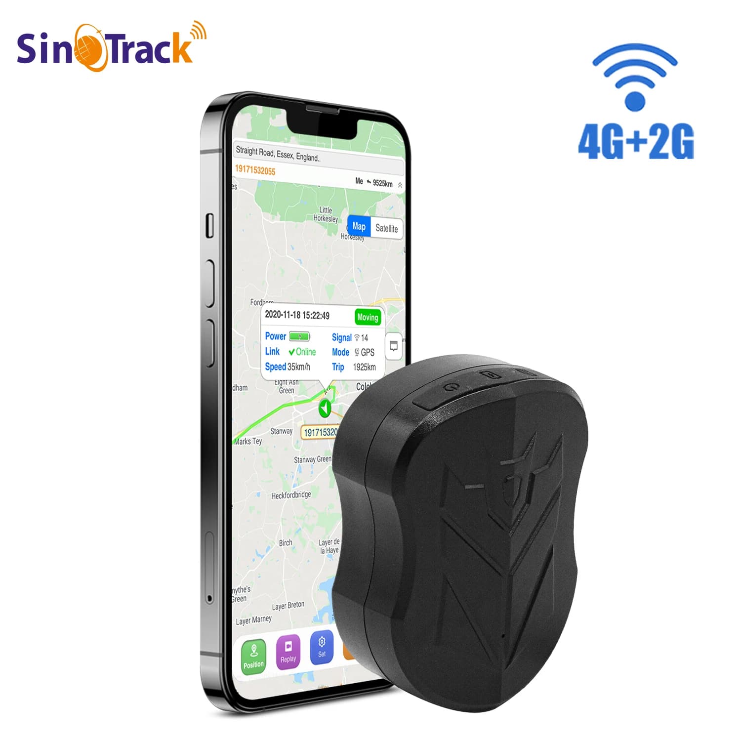 SinoTrack aimant 4G étanche voiture GPS Tracker ST-905/ST-915 localisateur de véhicule longue veille