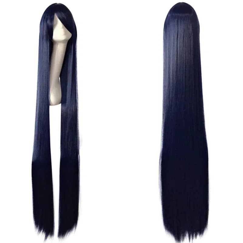 Perruque synthétique longue et lisse pour femmes, perruque universelle de Cosplay de dessin animé, p