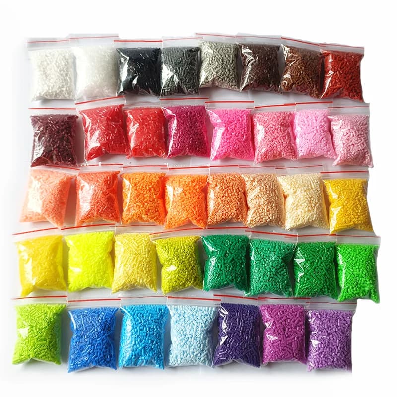 2000 pièces/sac 2.6mm Hama perles Puzzle Perlen perles de fer bricolage Perler fusible perle Intelli
