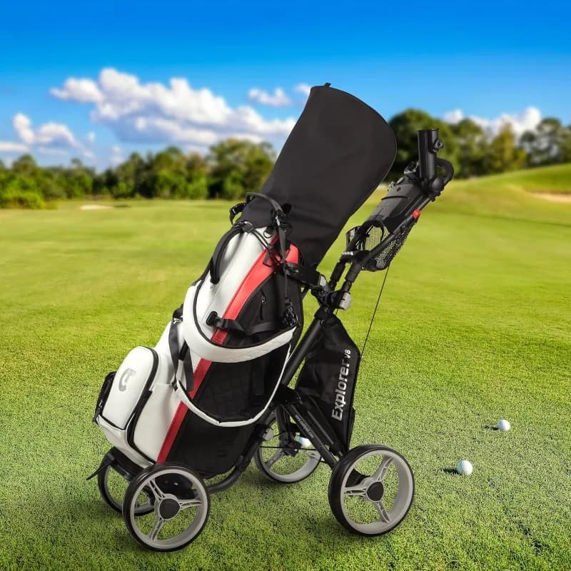 Explorer V8 - Chariot de golf SuperLite à 4 roues, Explorer Version 8