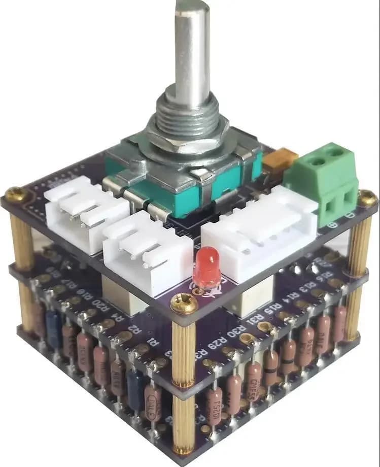 Hiend Potentiomètre de volume à distance 2X 50K stéréo avec résistances Dale (B7-2)