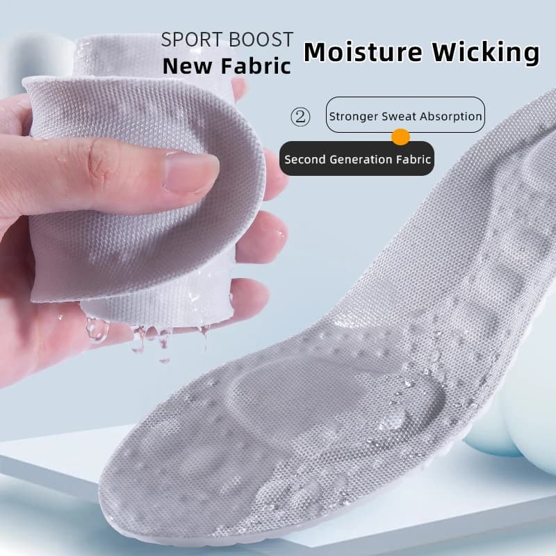 Semelles intérieures de Sport complètes pour les pieds, semelle à coussin d'air en PU, souples et re