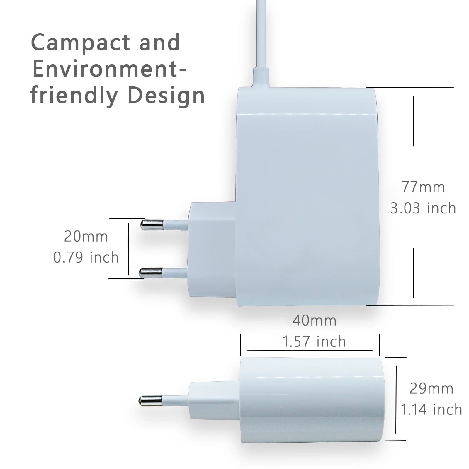 Adaptateur secteur avec prise UE, chargeur de batterie, pièces de rechange, accessoires pour Dreame 